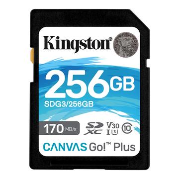 ¡Kingston Canvas Go! Plus tarjeta de memoria microSDXC SDG3/256GB