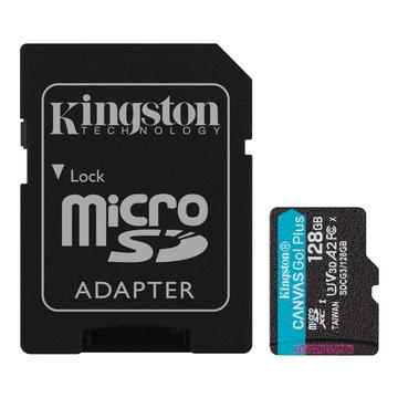 ¡Kingston Canvas Go! Plus microSDXC con adaptador SDCG3/128GB