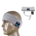 Diadema Bluetooth de punto para hacer deporte, llamadas con manos libres - Gris claro