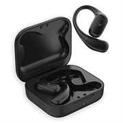 Auriculares inalámbricos Ksix Cosmos Open Ear con Control táctil (Embalaje abierta - Excelente) - Negro