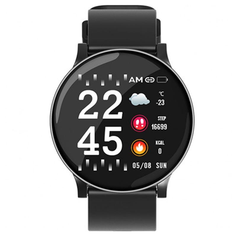 Ksix Fitness Band Round HR Activity Tracker - Black