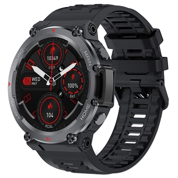Smartwatch Impermeable con Bluetooth 5.0 Ksix Oslo (Embalaje abierta - Excelente) - Negro