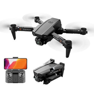 LANSENXI XT6 WiFi FPV Drone con 4K/1080P HD Doble Cámara y Control Remoto - Negro