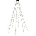 Cadena de luces LED para árbol de Navidad con anillo / desplegable y temporizador - 200 LED