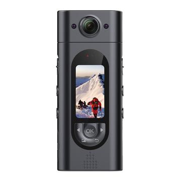 LK2313 Cámara de acción 4K con lente giratoria - Sumergible IP65 - Negra