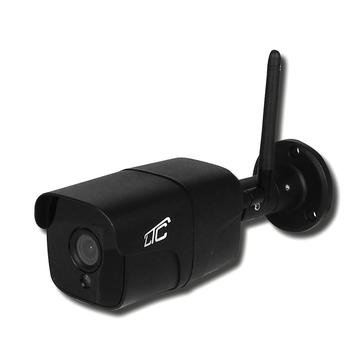 LTC Vision LXKAM38 Cámara IP exterior tipo bala con función de alarma - PTZ WiFi&LAN, IP66 - Negro
