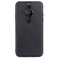 Carcasa de TPU Recubierta de Cuero Pierre Cardin para iPhone 11 Pro Max - Negro