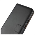 Google Pixel 3a Leather Wallet Case with Stand - Black