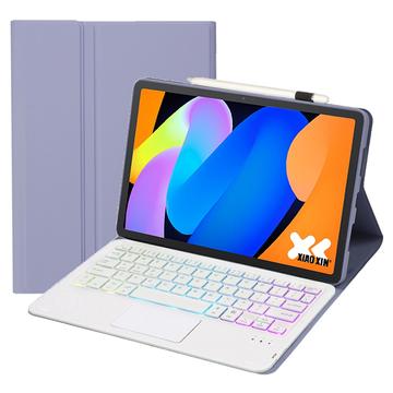 Funda con teclado Bluetooth Lenovo Idea Tab - Morado