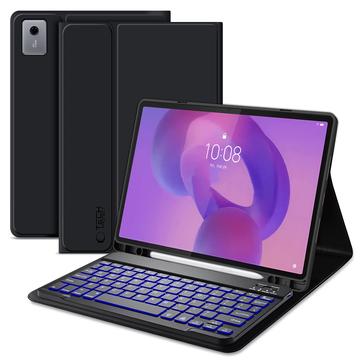 Funda con teclado Bluetooth Tech-Protect SmartCase Pen para Lenovo Idea Tab Plus - Negro