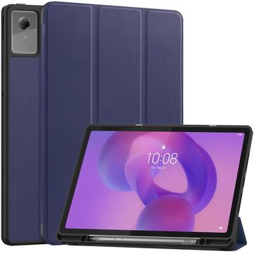 Funda Smart Folio Tri-Fold Series para Lenovo Idea Tab Plus - Azul oscuro