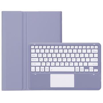 Funda con Teclado Bluetooth para Lenovo Idea Tab Pro - Púrpura