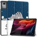 Funda Inteligente de Tres Pliegues para Lenovo Tab K11 Plus - Gato