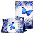 Wonder Series Funda Folio para iPad 9.7 2017/2018 - Mariposa Azul