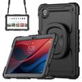 Funda con Correa de Mano Heavy Duty 360 para Lenovo Tab M11 - Negro