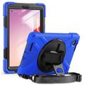 Funda con Correa de Mano Heavy Duty 360 para Lenovo Tab M8 Gen 4 - Azul