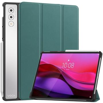 Funda Inteligente de Tres Pliegues para Lenovo Yoga Tab Plus - Verde