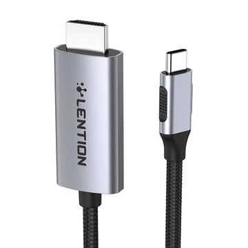 Lention CU707 Cable USB-C a HDMI 2.0 4K60Hz/1Gbps - 3m - Gris