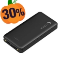 Lippa 20000mAh Power Bank con 2x puertos USB-A - Negro