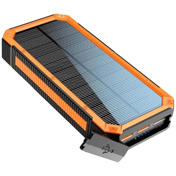 Batería Externa / Cargador Solar Resistente al Agua - 20000mAh - Verde