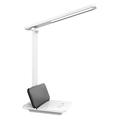 Lippa Lámpara de escritorio LED con carga inalámbrica - Blanco