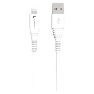 Lippa Cable USB-A / Lightning 12W - 1m - Blanco