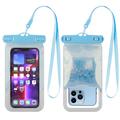 Liquid Glitter Funda estanca universal IPX8 - 7.2" - Azul