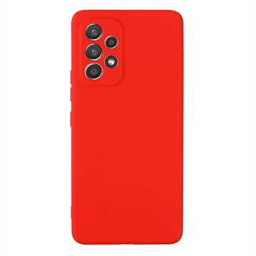 Funda de Silicona Líquida para Samsung Galaxy A33 5G - Rojo