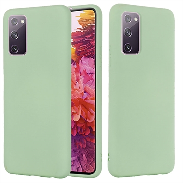 Funda de Silicona Liquid para Samsung Galaxy S20 FE 5G - Verde