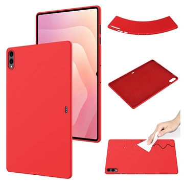 Funda de silicona líquida Samsung Galaxy Tab S11 Ultra - Rojo