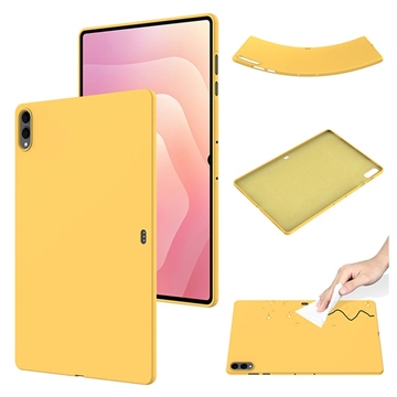 Funda de silicona líquida Samsung Galaxy Tab S11 Ultra - Amarillo