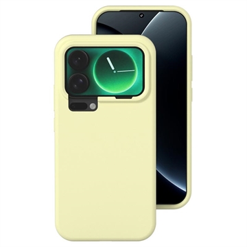 Funda de silicona líquida Xiaomi 17 Pro Max - Amarillo