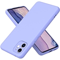 Funda de Silicona Liquid para iPhone 11 - Púrpura