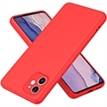 Funda de Silicona Liquid para iPhone 11 - Rojo