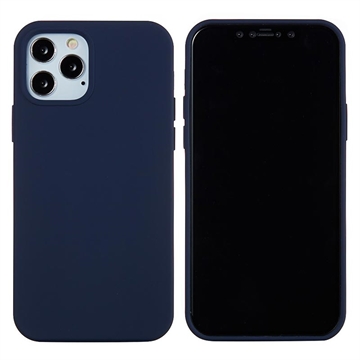 Funda de Silicona Liquid para iPhone 12 Pro Max - Azul Marino