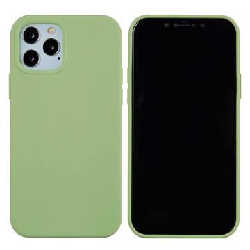 Funda de Silicona Liquid para iPhone 12 Pro Max - Verde claro