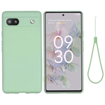 Funda de Silicona Liquid para Google Pixel 6a - Verde