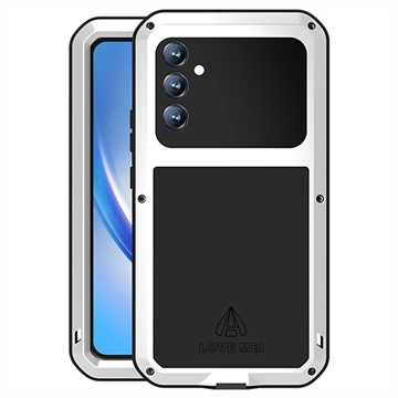 Funda Híbrida Love Mei Powerful para Samsung Galaxy A34 5G - Plateado