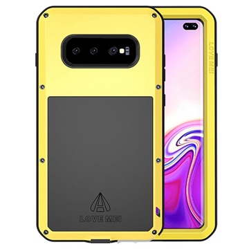 Funda Híbrida Love Mei Powerful para Samsung Galaxy S10+ - Amarillo