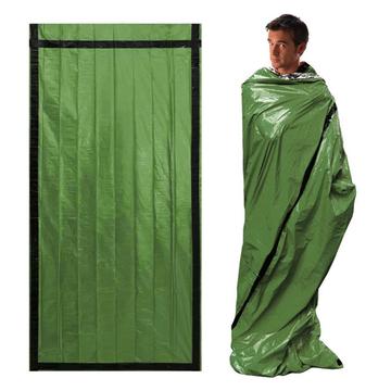 Saco de dormir portátil de emergencia Luckstone - Verde