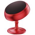 Lujoso Soporte Magnético de Aleación de Aluminio para Smartphone - Rojo