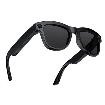 M01S Gafas inteligentes AI con traducción en tiempo real y cámara HD - Negro