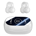 M47 Earclip Auriculares inalámbricos de conducción ósea con micrófono Auriculares Bluetooth 5.3 para juegos Auriculares deportivos con reducción de ruido