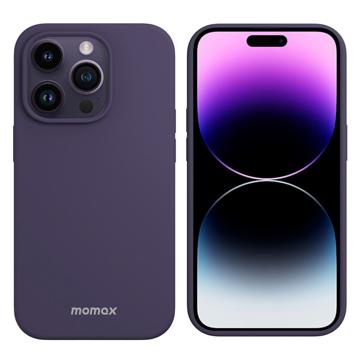 Carcasa Híbrida Momax Silicone 2.0 para iPhone 14 Pro - Púrpura