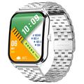 Reloj inteligente ultrafino MT61 con pantalla AMOLED - Plata