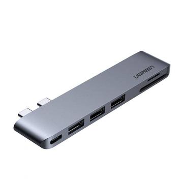MacBook Pro/Air Ugreen CM251 Hub USB-C 6 en 1 - Gris
