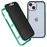 Carcasa Magnética con Cristal Templado de Privacidad para iPhone 15