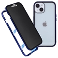 Carcasa Magnética con Cristal Templado de Privacidad para iPhone 15 Plus - Azul