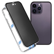 Carcasa Magnética con Cristal Templado de Privacidad para iPhone 15 Pro