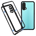 Samsung Galaxy A50 Magnetic Case with Tempered Glass Back - Black